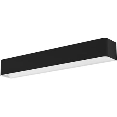 EGLO LED vägglampa Sania 5, 1-glödlampa väggbelysning minimalistisk, belysning av metall i svart, vit, plast i satin finish, badrumslampa varm vit, L 62 cm, IP44 EGLO LED vägglampa Sania 5, 1-glödlampa väggbelysning minimalistisk, belysning av metall i svart, vit, plast i satin finish, badrumslampa varm vit, L 62 cm, IP44