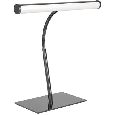 EGLO Riccione LED-bordslampa, skrivbordslampa med flexibel arm och touch-funktion, dimbar via beröring, sänglampa av svart metall, varmvitt och kallvitt ljus EGLO Riccione LED-bordslampa, skrivbordslampa med flexibel arm och touch-funktion, dimbar via beröring, sänglampa av svart metall, varmvitt och kallvitt ljus