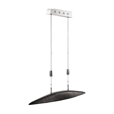 Fischer & Honsel SHINE 13368 A++, pendellampa, metall, mörkbrun/aluminium/nickelmatt, 105 x 12 x 105 cm Fischer & Honsel SHINE 13368 A++, pendellampa, metall, mörkbrun/aluminium/nickelmatt, 105 x 12 x 105 cm