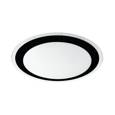 EGLO LED taklampa Competa 2, 1 flamig vägglampa modern, taklampa av stål och plast i vit, svart, klar, vardagsrumslampa, varmvit, Ø 33,5 cm EGLO LED taklampa Competa 2, 1 flamig vägglampa modern, taklampa av stål och plast i vit, svart, klar, vardagsrumslampa, varmvit, Ø 33,5 cm