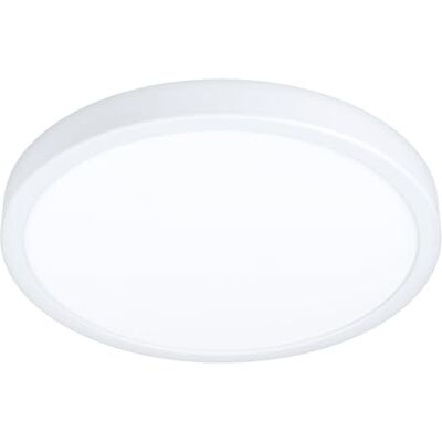 EGLO LED taklampa Fueva 5, Ø 28,5 cm, utanpåliggande lampa, badrumsbelysning av metall i vitt och plast, belyst yta i vitt, badrumslampa, belysning neutral vit, IP44 EGLO LED taklampa Fueva 5, Ø 28,5 cm, utanpåliggande lampa, badrumsbelysning av metall i vitt och plast, belyst yta i vitt, badrumslampa, belysning neutral vit, IP44