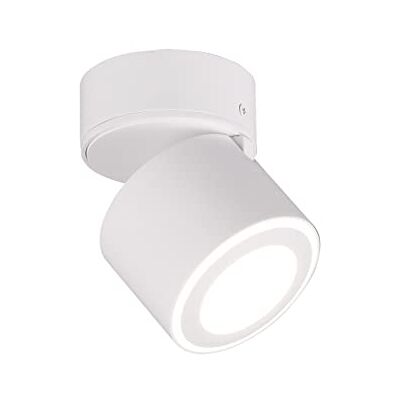 Trio Leuchten LED takinstallation och påbyggnadslampa Taurus 652910131, metall vit matt, inkl. 3,5 watt 1,5 watt LED Trio Leuchten LED takinstallation och påbyggnadslampa Taurus 652910131, metall vit matt, inkl. 3,5 watt 1,5 watt LED