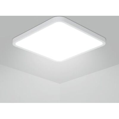 Osairous Comely LED-taklampa, Ø 40 cm, 42 W, 2 070 LM, LED-taklampa, IP44, LED-taklampa, 6 500K, vitt ljus, lampa för sovrum, badrum, kök, hall, balkong Osairous Comely LED-taklampa, Ø 40 cm, 42 W, 2 070 LM, LED-taklampa, IP44, LED-taklampa, 6 500K, vitt ljus, lampa för sovrum, badrum, kök, hall, balkong