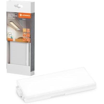 LEDVANCE Underskåp armatur med två uttag och två USB-C-anslutningar, bred översvämning, 3,85 W, 250 lm, 3,000 K, 830 varm vit, vit förlängning, dimbar, plast (PC), IP20 LEDVANCE Underskåp armatur med två uttag och två USB-C-anslutningar, bred översvämning, 3,85 W, 250 lm, 3,000 K, 830 varm vit, vit förlängning, dimbar, plast (PC), IP20