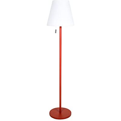Greemotion LED-batteridriven golvlampa utomhus, 3 höj- och sänkbar, röd, dimbar Greemotion LED-batteridriven golvlampa utomhus, 3 höj- och sänkbar, röd, dimbar