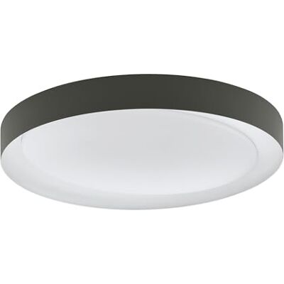 EGLO LED taklampa Laurito, takbelysning med fjärrkontroll, ljusfärg justerbar (varmvit – kallvitt) belysning dimbar, nattlampa, LED-rumslampa i grått, vitt EGLO LED taklampa Laurito, takbelysning med fjärrkontroll, ljusfärg justerbar (varmvit – kallvitt) belysning dimbar, nattlampa, LED-rumslampa i grått, vitt