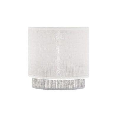 PRENDELUZ E14 vit och grå lampskärm med måtten 14 cm i diameter och 12 cm hög, perfekt för att dekorera och ge mjukt ljus. PRENDELUZ E14 vit och grå lampskärm med måtten 14 cm i diameter och 12 cm hög, perfekt för att dekorera och ge mjukt ljus.