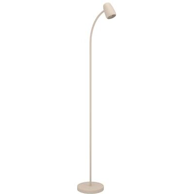 EGLO Carlo Golvlampa, vardagsrumslampa med flexibel arm, svängbar lampa av sandfärgad metall, läslampa med E14-sockel, höjd 170 cm EGLO Carlo Golvlampa, vardagsrumslampa med flexibel arm, svängbar lampa av sandfärgad metall, läslampa med E14-sockel, höjd 170 cm