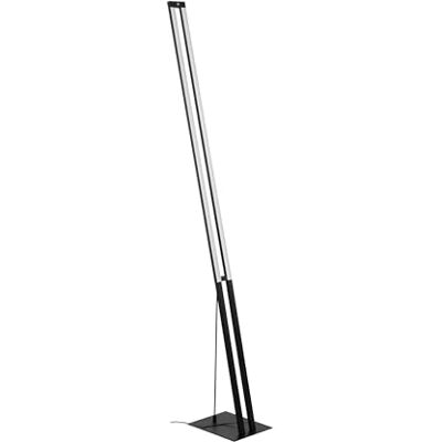 EGLO LED-golvlampa, Amontillado, 2 lampor, touch-lampa, dimbar, golvlampa, modern, minimalism, golvlampa i aluminium och stål, vardagsrum, kontor i svart, vit EGLO LED-golvlampa, Amontillado, 2 lampor, touch-lampa, dimbar, golvlampa, modern, minimalism, golvlampa i aluminium och stål, vardagsrum, kontor i svart, vit