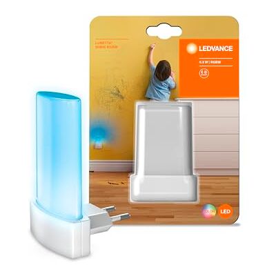 LEDVANCE LED-nattlampa, lampa för inomhusapplikationer, dag-natt-sensor, färgförändring, 60,0 mm x 60,0 mm x 90,0 mm, LUNETTA Shine RGB LEDVANCE LED-nattlampa, lampa för inomhusapplikationer, dag-natt-sensor, färgförändring, 60,0 mm x 60,0 mm x 90,0 mm, LUNETTA Shine RGB