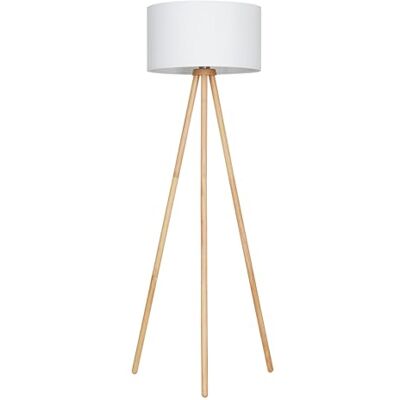 BRILONER Leuchten – golvlampa, vardagsrum, tygskärm i vitt, E27, inkl. strömbrytare, 455 x 1,480 mm (DxH) BRILONER Leuchten – golvlampa, vardagsrum, tygskärm i vitt, E27, inkl. strömbrytare, 455 x 1,480 mm (DxH)
