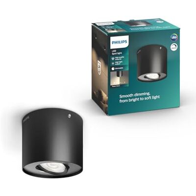 Philips myLiving LED-ljus, Metall, Svart Philips myLiving LED-ljus, Metall, Svart