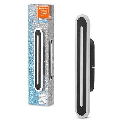 LEDVANCE Armatur: för tak, BADRUM DECORATIVT LÄTT OCH VÄGG MED WIFI-TEKNIK / 17 W, 220...240 V, strålningsvinkel: 110, Tunable White, 3000...6500 K, kroppsmaterial: stål, IP44, Förpackning med 1 st. LEDVANCE Armatur: för tak, BADRUM DECORATIVT LÄTT OCH VÄGG MED WIFI-TEKNIK / 17 W, 220...240 V, strålningsvinkel: 110, Tunable White, 3000...6500 K, kroppsmaterial: stål, IP44, Förpackning med 1 st.