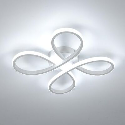 Comely Modern LED Ceiling Light, 30W 3400LM 30cm Ceiling Light Creative Flower Shape Ceiling Lighting for Bedroom, Living Room, Kitchen, 6500K Cool White,White Comely Modern LED Ceiling Light, 30W 3400LM 30cm Ceiling Light Creative Flower Shape Ceiling Lighting for Bedroom, Living Room, Kitchen, 6500K Cool White,White