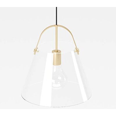 PHOENIX - LYNN - guld - glas - Pendellampa PHOENIX - LYNN - guld - glas - Pendellampa
