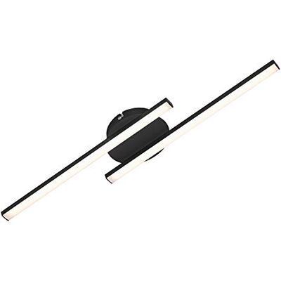 BRILONER Leuchten LED-taklampa, taklampa, 2-glödlampor, 12 watt, 960 lumen, 3 000 Kelvin, svart, 560 x 120 x 36 mm (L x B x H) BRILONER Leuchten LED-taklampa, taklampa, 2-glödlampor, 12 watt, 960 lumen, 3 000 Kelvin, svart, 560 x 120 x 36 mm (L x B x H)