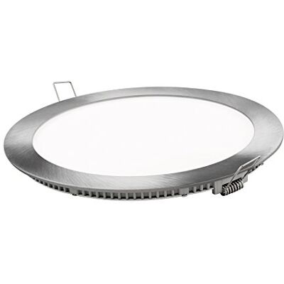 Matel Service Matel Downlight platt rund LED 18 W kallt ljus silver Matel Service Matel Downlight platt rund LED 18 W kallt ljus silver