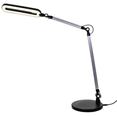 BRILONER lampor LED bordslampa, dimbar bordslampa, färgtemperaturreglering, touch-styrning, justerbar höjd, 6,6 watt, 700 lumen, svart, 6,6 W BRILONER lampor LED bordslampa, dimbar bordslampa, färgtemperaturreglering, touch-styrning, justerbar höjd, 6,6 watt, 700 lumen, svart, 6,6 W