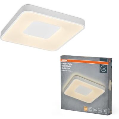 OSRAM ORBIS Piana LED Taklampa 485mm, 36W, 3000K varmvit, Click-DIM, Vit, Metall, IP20 OSRAM ORBIS Piana LED Taklampa 485mm, 36W, 3000K varmvit, Click-DIM, Vit, Metall, IP20