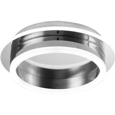 Levitantes Plafon 30w 3000-4000-6000k Elma Krom 7 x 24 x 24 cm 2850 Lm C/färgminne Levitantes Plafon 30w 3000-4000-6000k Elma Krom 7 x 24 x 24 cm 2850 Lm C/färgminne