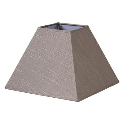 Monkey Ladder Lampskärm pyramidformad lampskärm, linnegrå, mått 40 x 18 x 28 cm, perfekt för E27-lampor, modern och elegant design Monkey Ladder Lampskärm pyramidformad lampskärm, linnegrå, mått 40 x 18 x 28 cm, perfekt för E27-lampor, modern och elegant design
