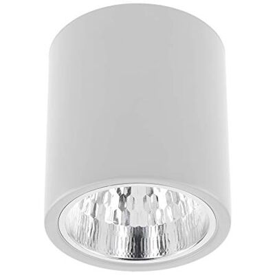 GTV lighting – taklampa Drago ytmonterad I takspotlights aluminium I bygglampa taklampa spots I vardagsrum matsal korridor I max 60 W, E27, A GTV lighting – taklampa Drago ytmonterad I takspotlights aluminium I bygglampa taklampa spots I vardagsrum matsal korridor I max 60 W, E27, A