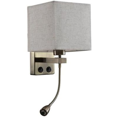 Blendend Vägglampa 3w 4000k 1xe27 dubbel tändning läder beige 285lm 38 x 17 x 20 cm perfekt för dekorativ och funktionell belysning i alla utrymmen. Blendend Vägglampa 3w 4000k 1xe27 dubbel tändning läder beige 285lm 38 x 17 x 20 cm perfekt för dekorativ och funktionell belysning i alla utrymmen.