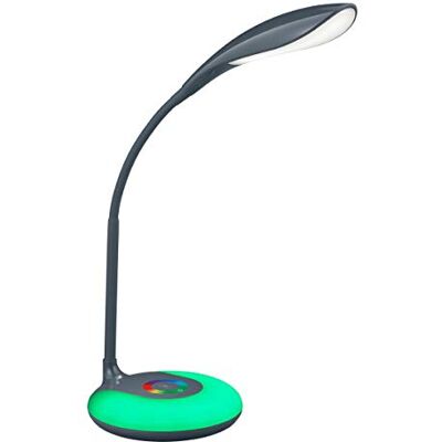 RL LIVE YOUR LIGHT Reality Leuchten LED-skrivbord Krait R52781242, svart plast med färgväxling RGB LED, inkl. 3,5 watt LED, antracit RL LIVE YOUR LIGHT Reality Leuchten LED-skrivbord Krait R52781242, svart plast med färgväxling RGB LED, inkl. 3,5 watt LED, antracit