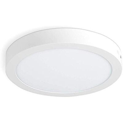 Tech Traders ® Ytmonterad LED-panellampa taklampa cirkulär 18 W 1450 lumen kall vit kommersiell kvalitet (LED-drivrutin inuti panellampan) 2 års obegränsad garanti Tech Traders ® Ytmonterad LED-panellampa taklampa cirkulär 18 W 1450 lumen kall vit kommersiell kvalitet (LED-drivrutin inuti panellampan) 2 års obegränsad garanti