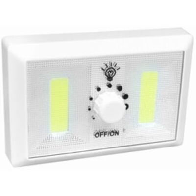 WatioWave COB 3W dubbel dimbar LED-skåplampa, perfekt för belysning i garderober och små utrymmen. WatioWave COB 3W dubbel dimbar LED-skåplampa, perfekt för belysning i garderober och små utrymmen.