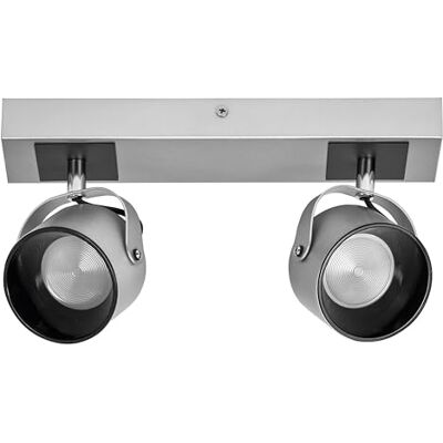 LEDVANCE DECOR SPOT JUPITER, 11,5 W, 410 lm, silber, spotlight, justerbar Köpfe, vielseitig anwendbar, Innenraumspot, warmweiße Lichtfarbe, hochwertige Optik, einfache Montage LEDVANCE DECOR SPOT JUPITER, 11,5 W, 410 lm, silber, spotlight, justerbar Köpfe, vielseitig anwendbar, Innenraumspot, warmweiße Lichtfarbe, hochwertige Optik, einfache Montage