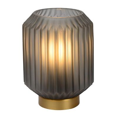 LUCIDE SUENO – bordslampa – Ø 13 cm – 1 x E14 – matt grå LUCIDE SUENO – bordslampa – Ø 13 cm – 1 x E14 – matt grå