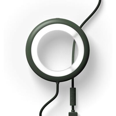 BILY Khaki grön lä, LED med 3 belysningsintensiteter, ultralätt, fungerar utan batteri eller batterier, USB-anslutning, smartphone BILY Khaki grön lä, LED med 3 belysningsintensiteter, ultralätt, fungerar utan batteri eller batterier, USB-anslutning, smartphone