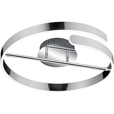 RL LIVE YOUR LIGHT Reality, taklampa, parma inkl. 1 x LED, SMD, 37,0 watt, 4 000K, 4 500 Lm. Plast, vit, kropp: Metall, krom Ø:50,0 cm, H: 13,5 cm justerbar med strömbrytare, IP20, 4 000K RL LIVE YOUR LIGHT Reality, taklampa, parma inkl. 1 x LED, SMD, 37,0 watt, 4 000K, 4 500 Lm. Plast, vit, kropp: Metall, krom Ø:50,0 cm, H: 13,5 cm justerbar med strömbrytare, IP20, 4 000K