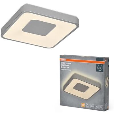 OSRAM ORBIS Piana LED Taklampa 380mm, 24W, 3000K varmvit, Click-DIM, Silver, Metall, IP20 OSRAM ORBIS Piana LED Taklampa 380mm, 24W, 3000K varmvit, Click-DIM, Silver, Metall, IP20