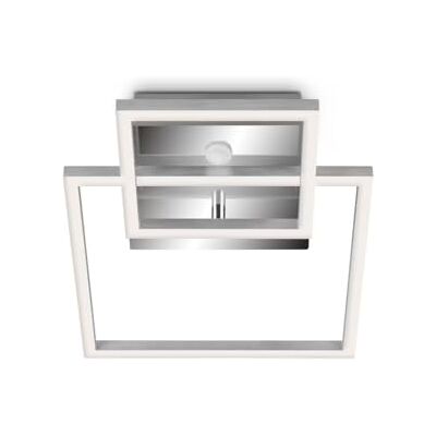 TELEFUNKEN – LED-taklampa, inkl. rörelsedetektor, taklampa med kontinuerlig ljusfunktion, varmvit ljusfärg, 20 watt, 1 500 lumen, krom/aluminiumfärg, 358 x 260 x 76 mm (L x B x H) 318608TF TELEFUNKEN – LED-taklampa, inkl. rörelsedetektor, taklampa med kontinuerlig ljusfunktion, varmvit ljusfärg, 20 watt, 1 500 lumen, krom/aluminiumfärg, 358 x 260 x 76 mm (L x B x H) 318608TF