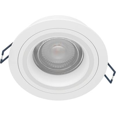 EGLO connect.z Carosso-Z infälld LED-spotlight, ZigBee infälld lampa, appstyrbar, Alexa röststyrd, varmvit – kall, RGB, dimbar, matt vit aluminium, Ø 9,3 cm EGLO connect.z Carosso-Z infälld LED-spotlight, ZigBee infälld lampa, appstyrbar, Alexa röststyrd, varmvit – kall, RGB, dimbar, matt vit aluminium, Ø 9,3 cm