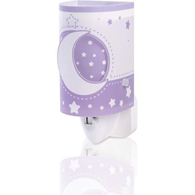 Dalber 63235LE – måndesign LED-nattlampa. Mauve Dalber 63235LE – måndesign LED-nattlampa. Mauve