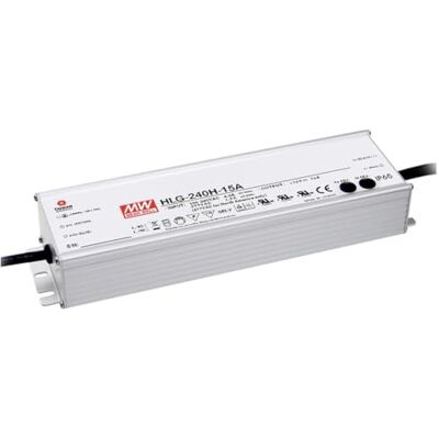 MEAN WELL LED-strömförsörjning 240 W 48 V 5A; MeanWell HLG-240H-48A MEAN WELL LED-strömförsörjning 240 W 48 V 5A; MeanWell HLG-240H-48A