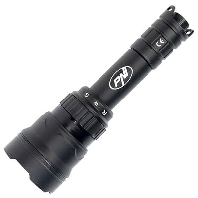 PNI Adventure F300 LED-ficklamppaket i 3 färger: vit, röd, grön, max 10 W, IPX6 klibbig pad flagga PNI Adventure F300 LED-ficklamppaket i 3 färger: vit, röd, grön, max 10 W, IPX6 klibbig pad flagga