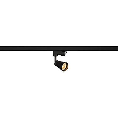 SLV 3-fas-system Spot AVO / spotlight, LED-spot, takspotlight, taklampa, skensystem, inomhusbelysning / GU10 50W svart SLV 3-fas-system Spot AVO / spotlight, LED-spot, takspotlight, taklampa, skensystem, inomhusbelysning / GU10 50W svart