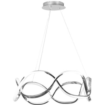 Levitantes Knut hänge 60w 4800lm krom regx55x55 cm 4000k Levitantes Knut hänge 60w 4800lm krom regx55x55 cm 4000k