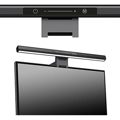 Maclean MCE620 LED-bildskärm 5 W skärmlampa justerbar ljusstyrka och färgtemperatur skrivbord datorskärm USB Type-C 5 V Maclean MCE620 LED-bildskärm 5 W skärmlampa justerbar ljusstyrka och färgtemperatur skrivbord datorskärm USB Type-C 5 V