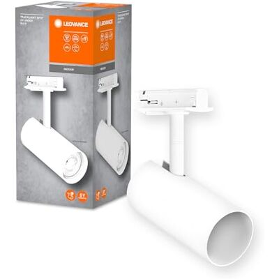 LEDVANCE TRACKLIGHT skensystem armaturhuvud, vit, med GU10-sockel, kan förses med normal eller smart lampa, smart, WiFi, loftliknande design, IP20-skydd LEDVANCE TRACKLIGHT skensystem armaturhuvud, vit, med GU10-sockel, kan förses med normal eller smart lampa, smart, WiFi, loftliknande design, IP20-skydd