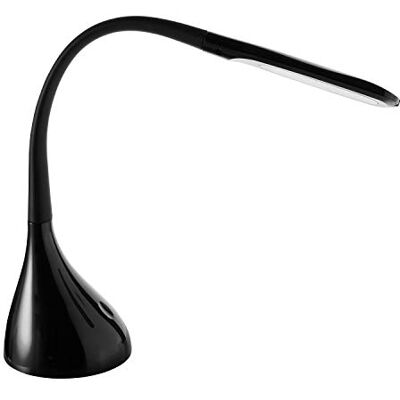 ALCO LED skrivbord/arbetsplatta lampa med fot, svart, dimbar i 4 steg, 16 lysdioder, plast, 7 watt, ca 13,5 x 13,5 x 45 cm ALCO LED skrivbord/arbetsplatta lampa med fot, svart, dimbar i 4 steg, 16 lysdioder, plast, 7 watt, ca 13,5 x 13,5 x 45 cm