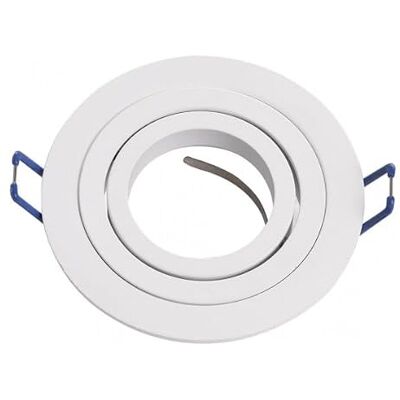 Zarivy Infälld svängbar rund vit 1 x GU10, mått 9,2 x 9,2 cm, skärning 8 cm, perfekt för dekorativ och funktionell belysning. Zarivy Infälld svängbar rund vit 1 x GU10, mått 9,2 x 9,2 cm, skärning 8 cm, perfekt för dekorativ och funktionell belysning.