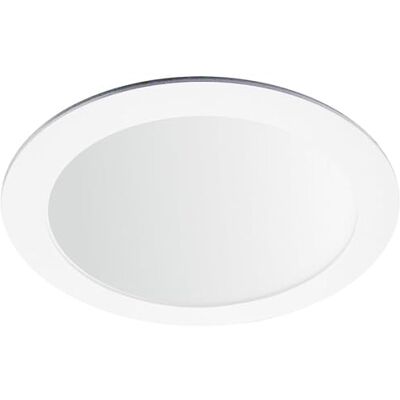 WatioWave LED downlight rund 12W vit 6000K, idealisk för allmän belysning på kontor, hem och kommersiella utrymmen. WatioWave LED downlight rund 12W vit 6000K, idealisk för allmän belysning på kontor, hem och kommersiella utrymmen.