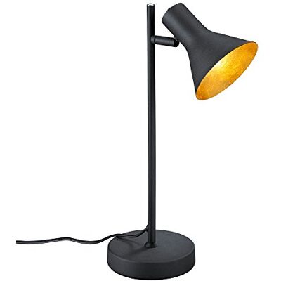 RL LIVE YOUR LIGHT Reality Leuchten R50161002 bord, metall, svart/guld RL LIVE YOUR LIGHT Reality Leuchten R50161002 bord, metall, svart/guld