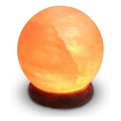 Zen Light Naturlig sfär Himalaya salt USB-lampa 100% äkta handsnidad träbas USB-elkabel levereras ca 500 g Zen'Light, orange Zen Light Naturlig sfär Himalaya salt USB-lampa 100% äkta handsnidad träbas USB-elkabel levereras ca 500 g Zen'Light, orange