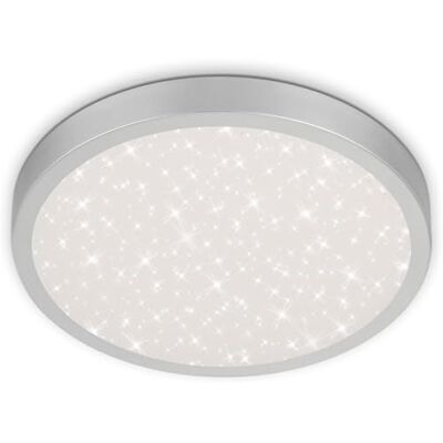 BRILONER 3071-014 LED taklampa, taklampa inkl. stjärndekor, 24 watt, 3 000 lumen, 4 000 Kelvin, vit-silverfärg, Ø 38 cm, mint BRILONER 3071-014 LED taklampa, taklampa inkl. stjärndekor, 24 watt, 3 000 lumen, 4 000 Kelvin, vit-silverfärg, Ø 38 cm, mint